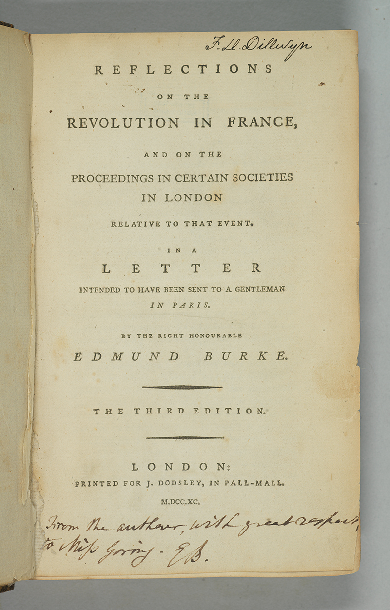 Edmund Burke: Reflections on the Revolution in France (1790)