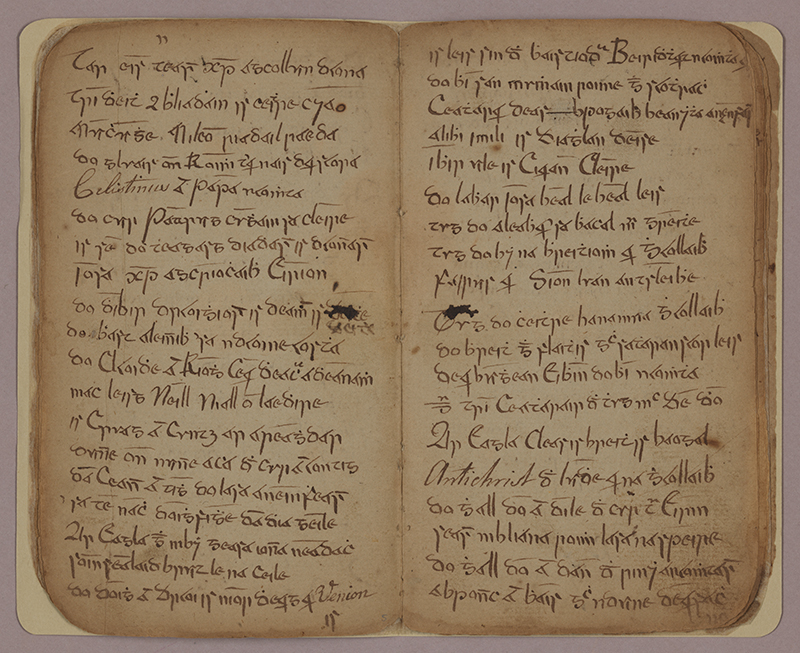 Manuscript copy of Tuireamh na hÉireann, by Seán Ó Conaill.